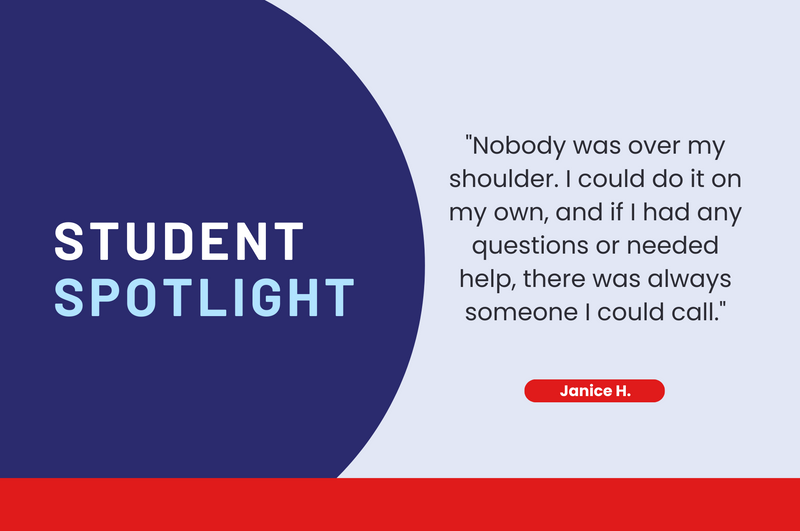 Student Spotlight: Janice H.